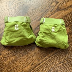 Diaper Covers in Lime Green - Set of 2